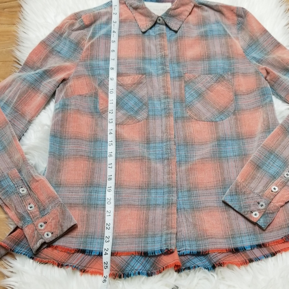 📍FREE PEOPLE | We The Free Corduroy Peplum Shirt - Picture 8 of 8